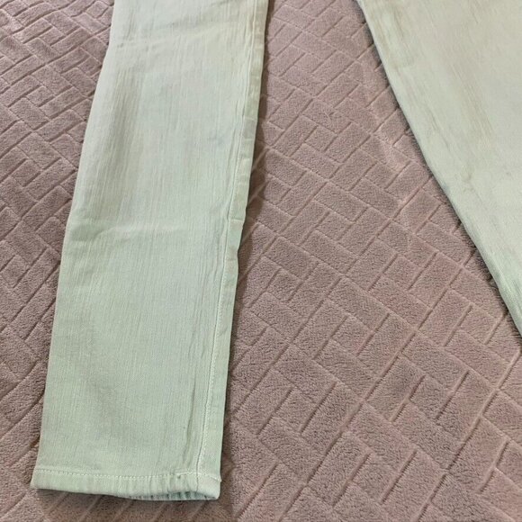 Joes Jeans Womens 27 Denim Light Mint Green Skinny Visionnaire Low Rise Stretch - Picture 10 of 13